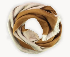 Reversible Cafe Au Lait Alpaca Blend Scarf