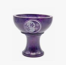 Load image into Gallery viewer, Purple Celestial Soapstone Bowl
