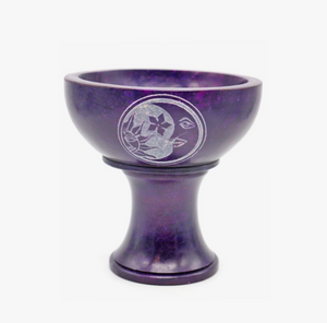 Purple Celestial Soapstone Bowl