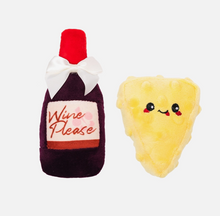 Load image into Gallery viewer, Wine &amp; Cheese Cat Toys

