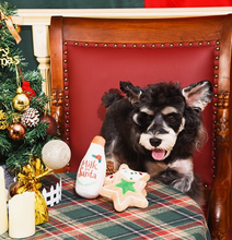 Load image into Gallery viewer, Happy Woofmas Milk &amp; Cookies Dog Toys
