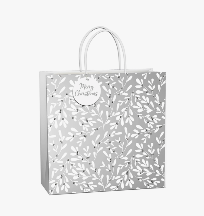 Luxe Silver Gift Bag (Medium)