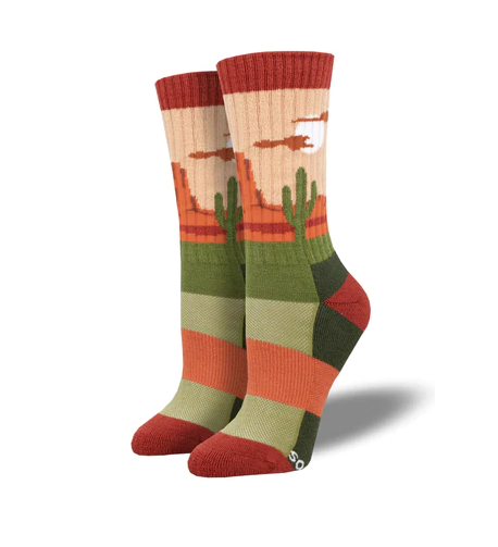 Women's Merino Wool Blend Desert Plains Socks