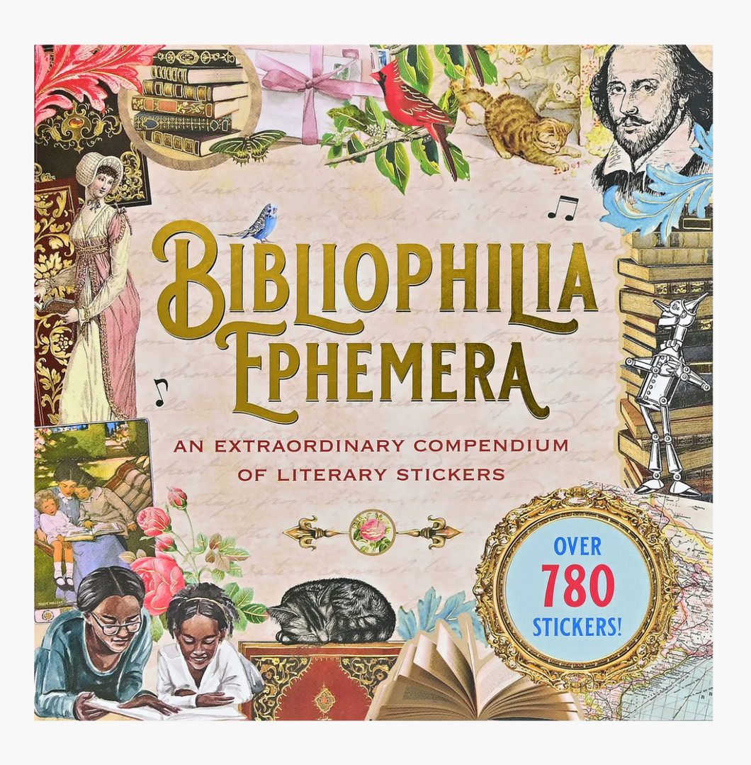 Bibliophilia Ephemera Sticker Book [Peter Pauper Press]