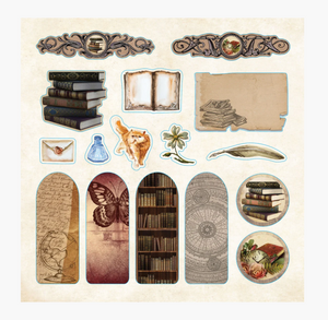 Bibliophilia Ephemera Sticker Book [Peter Pauper Press]