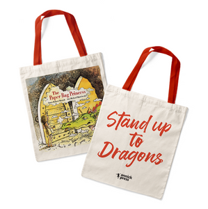 Paper Bag Princess "Stand Up To Dragons" Tote