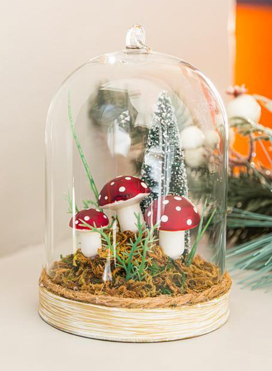 Mushrooms Forest Dome Ornament