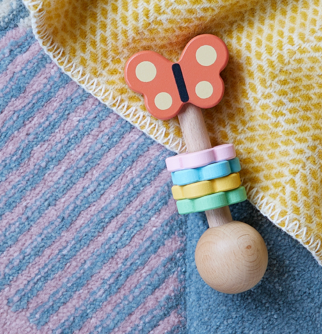 Butterfly Wooden Eco Shaker