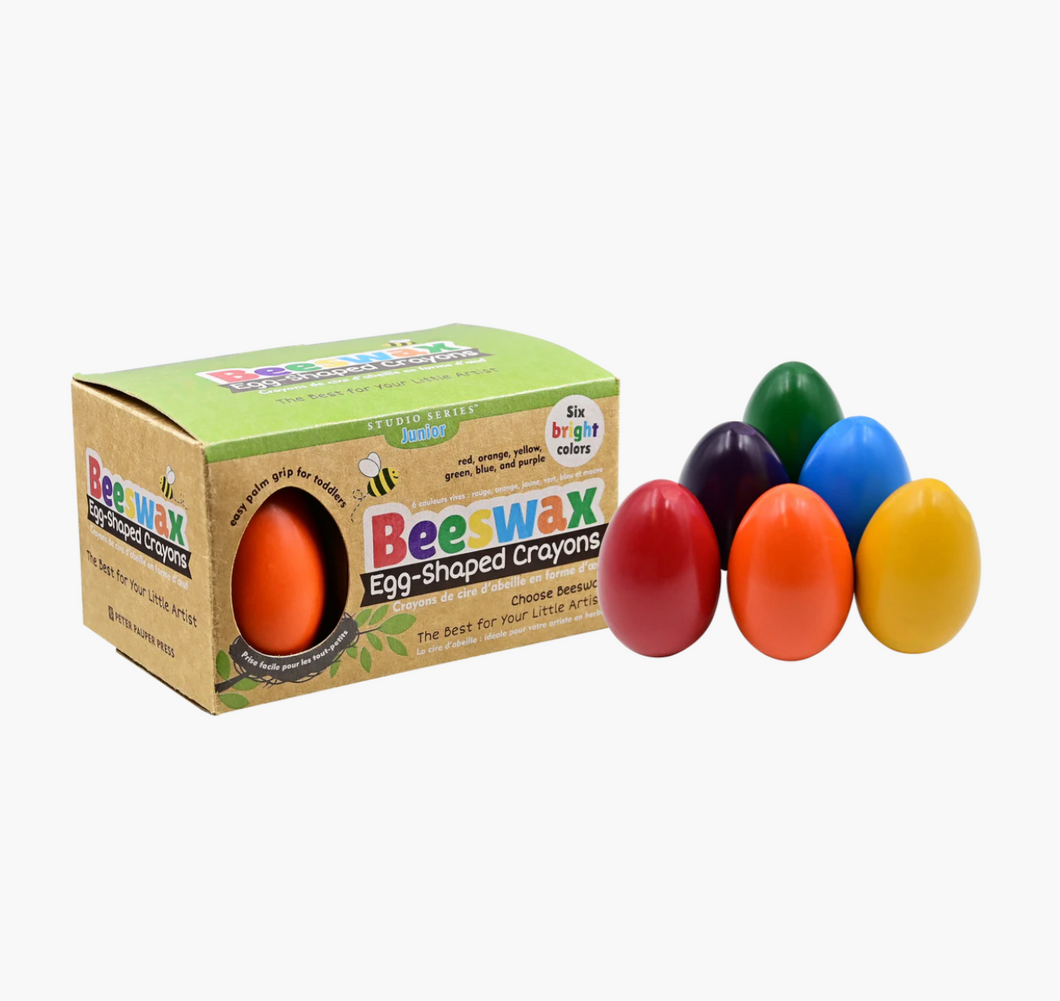 Junior Beeswax Egg Shaped Crayons