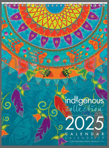 Tracey Metallic Indigenous Art Wall Calendar