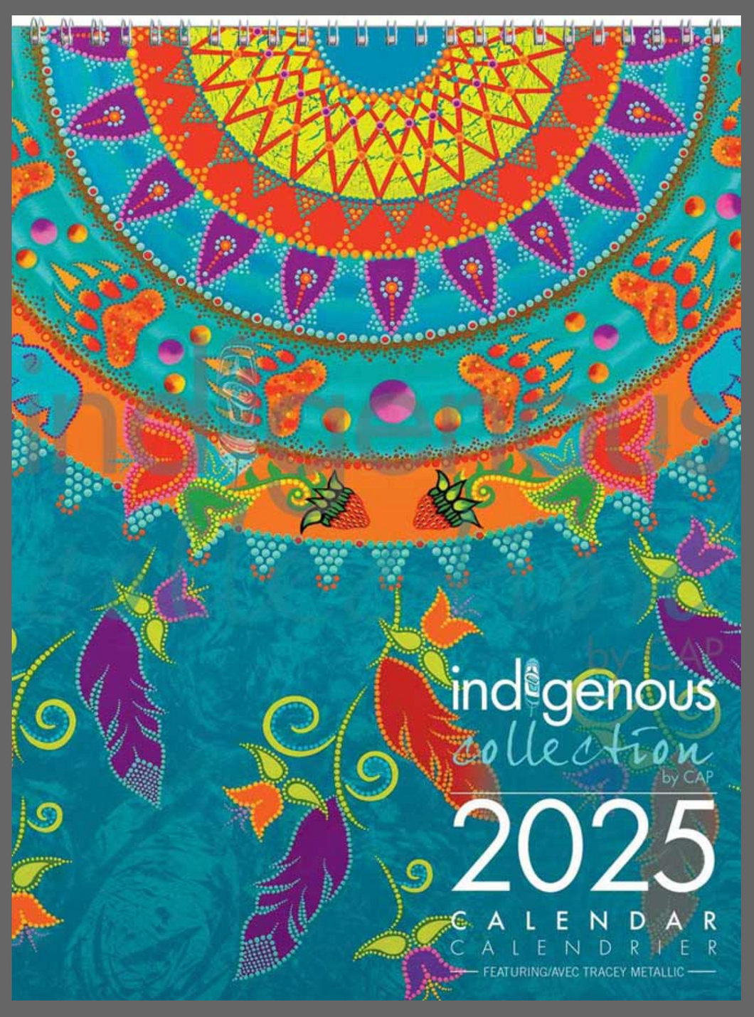 Tracey Metallic Indigenous Art Wall Calendar