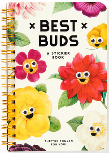 Best Buds Googly Sticker Book [Brass Brass Monkey & Galison]