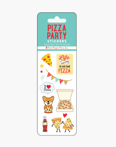Pizza Party Sticker Set
