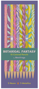 Botanical Fantasy 10 Colored Pencils