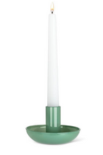 Load image into Gallery viewer, Glass Taper Holder (Green)

