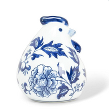 Load image into Gallery viewer, Blue &amp; White Medium Chicken Figure
