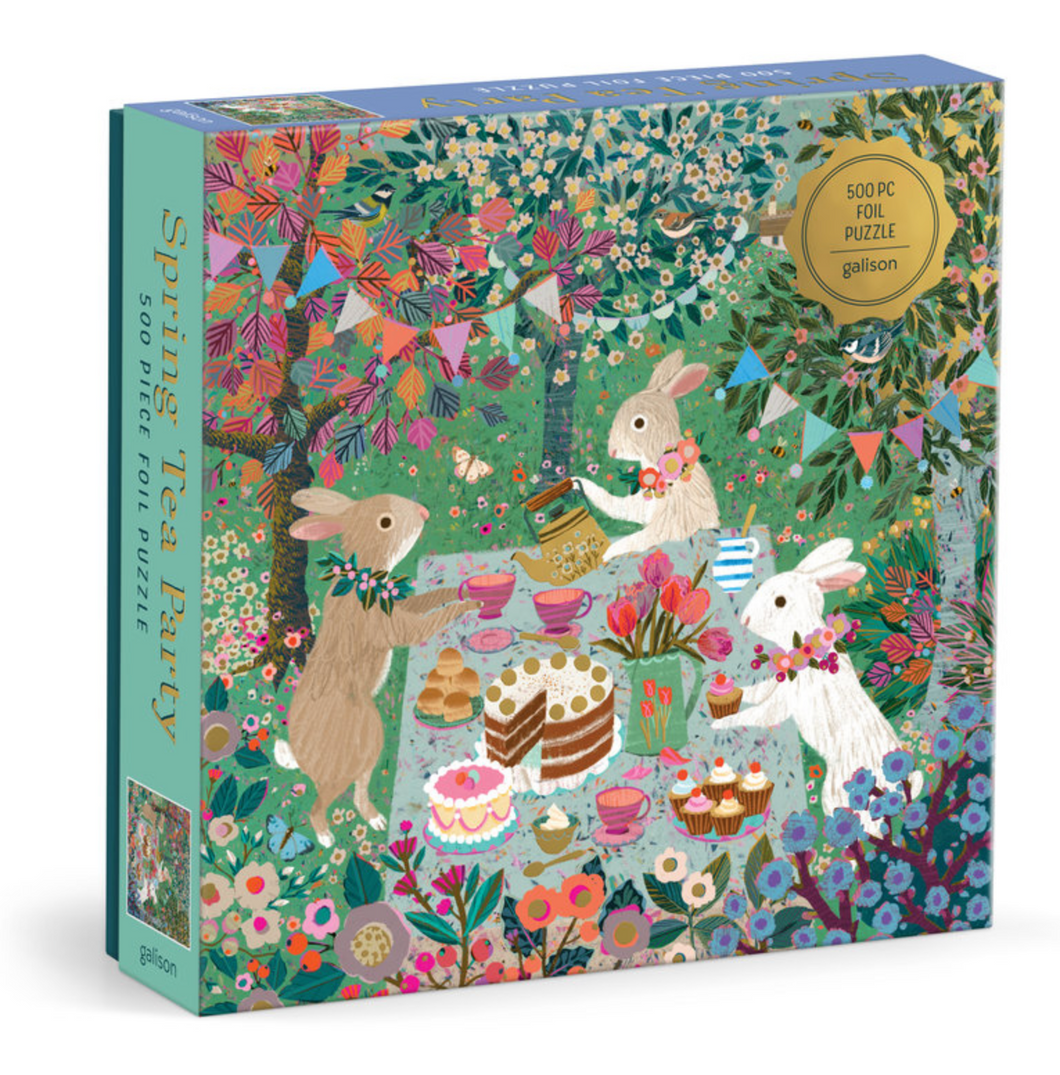 Spring Tea Party 500 Piece Foil Puzzle