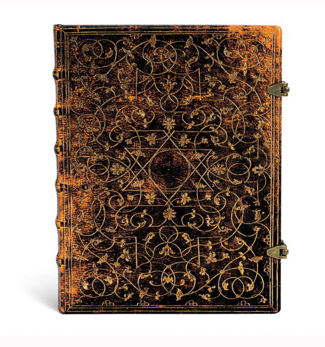 Grolier Ornamentali Hardcover Clasp Journal