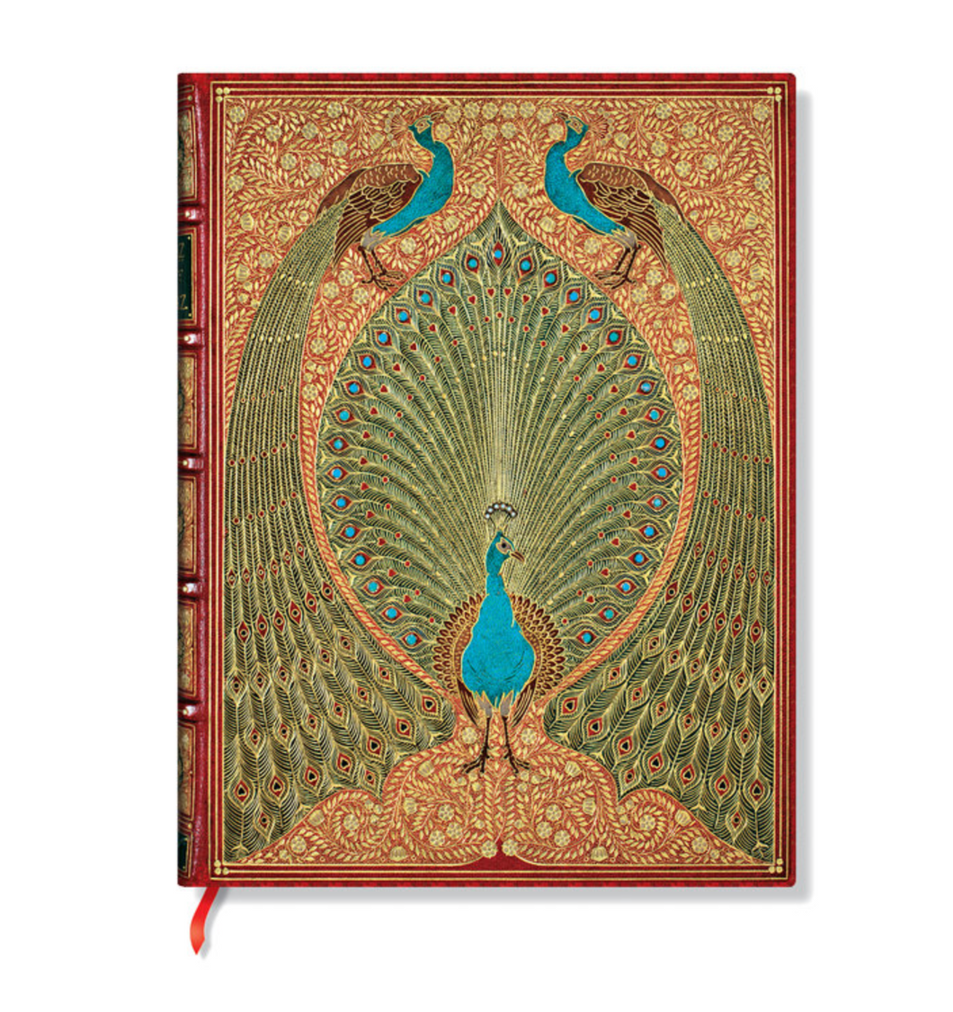 Hafiz's Peacocks Hardcover Journal