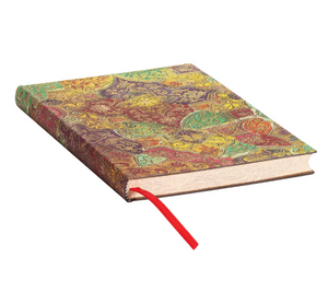 Bavarian Wild Flower Brocaded Paper Softcover Journal