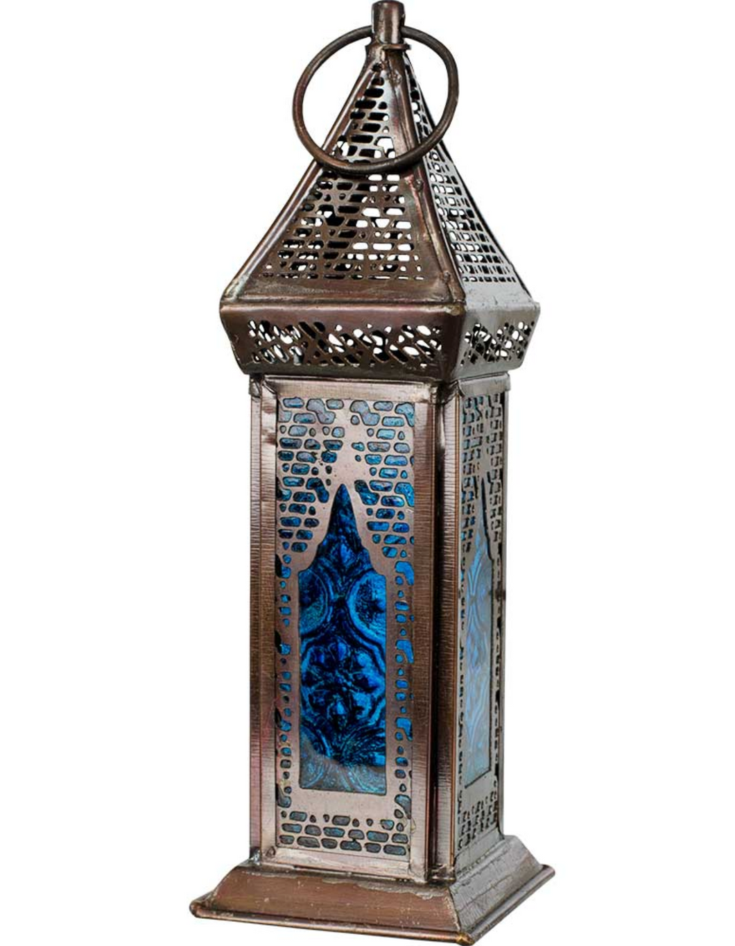 Turquoise Tealight Lantern