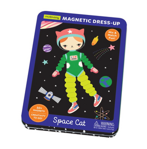 Space Cat Magnetic Dress Up Tin