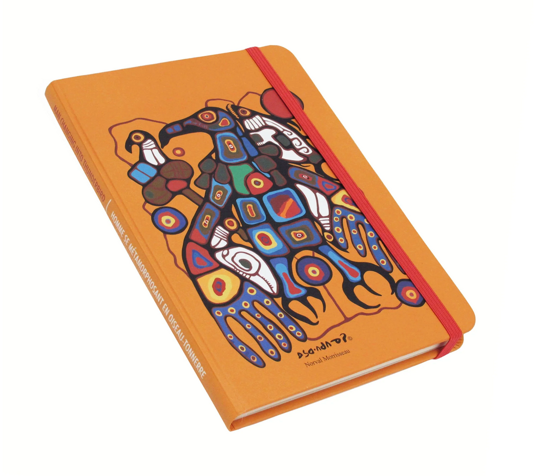 Man Changing Into Thunderbird Journal [Norval Morrisseau]