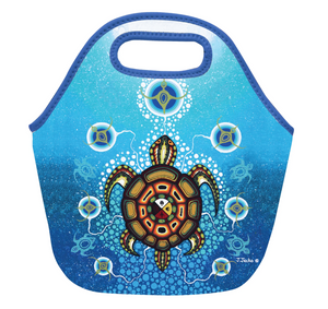 Medicine Turtle Neoprene Lunchbag