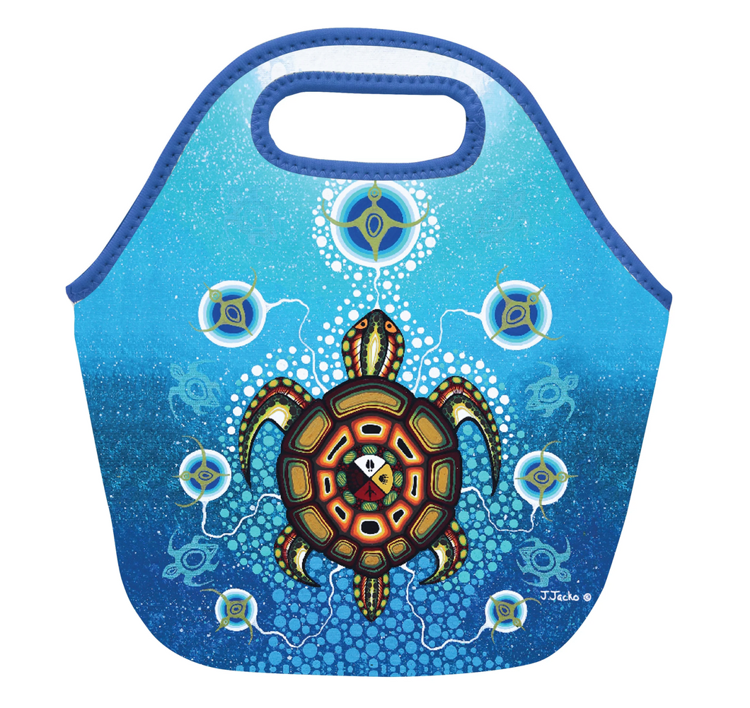 Medicine Turtle Neoprene Lunchbag