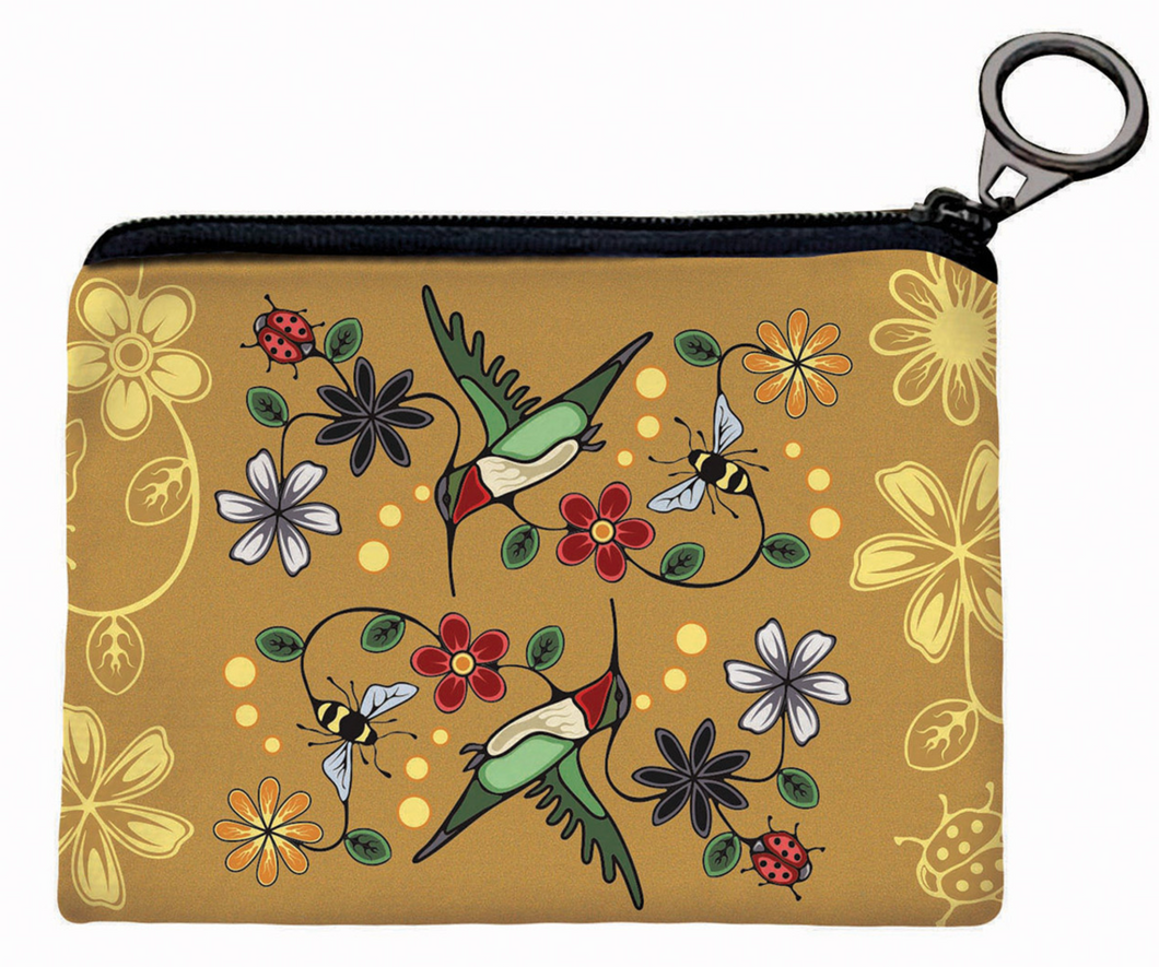 Hummingbird Coin Purse (Art by Storm Angeconeb)