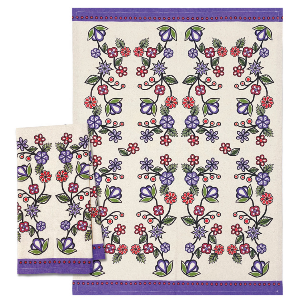 Ojibwe Florals Dish Towel