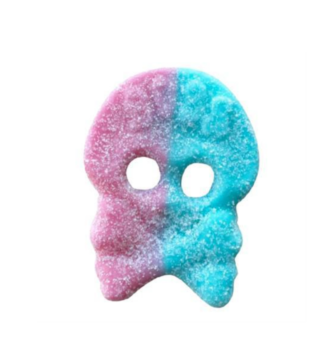 Bubs Dizzy Skulls Swedish Candy (4 oz cube)