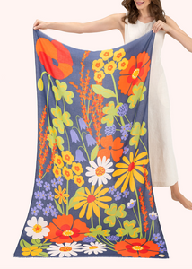 Nordic Meadow Print Scarf