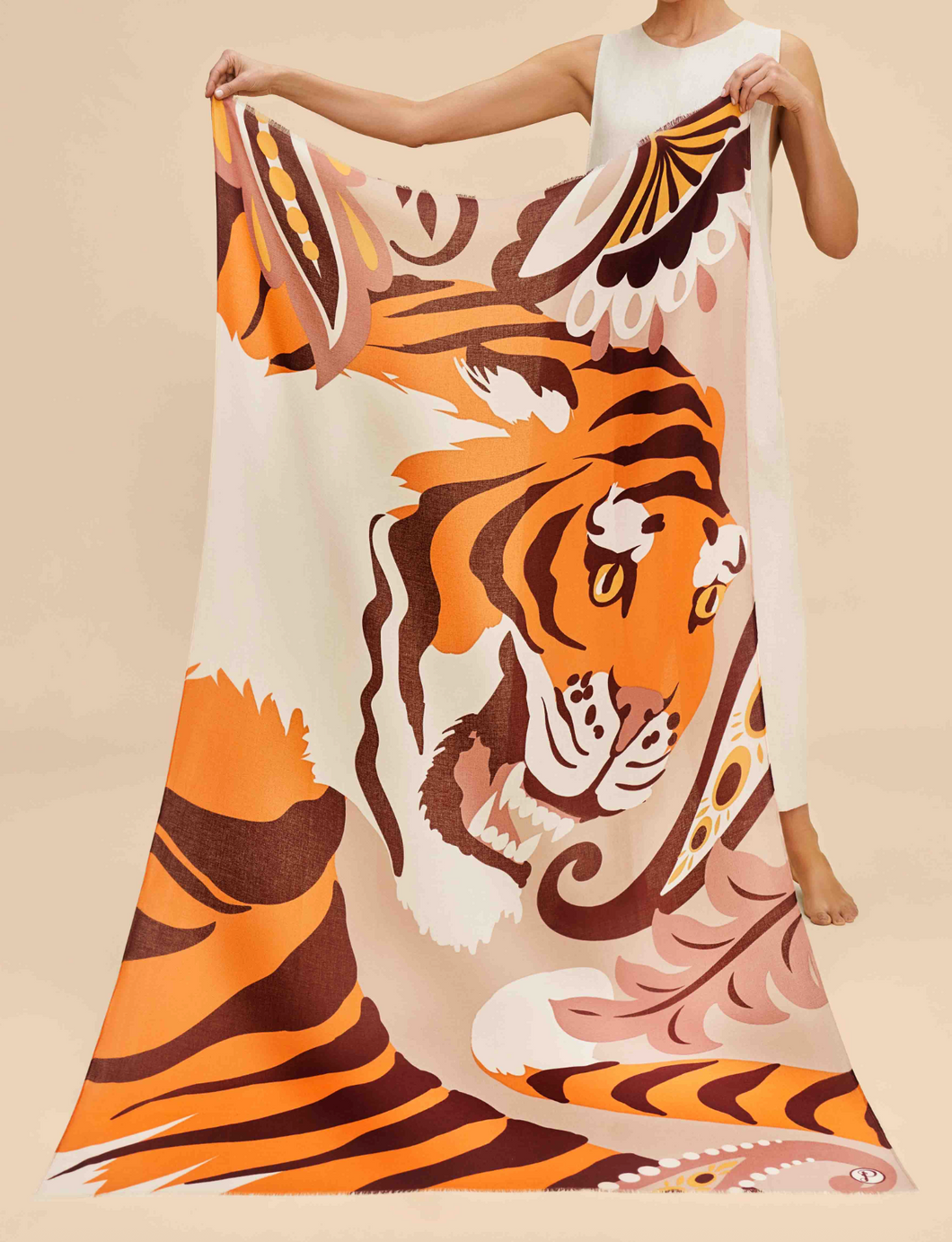 Thrill of the Tiger Print Scarf