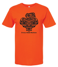 Load image into Gallery viewer, Every Child Matters Ravens&#39; Resilience Orange Shirt Day T-Shirt [ADULT SIZES]
