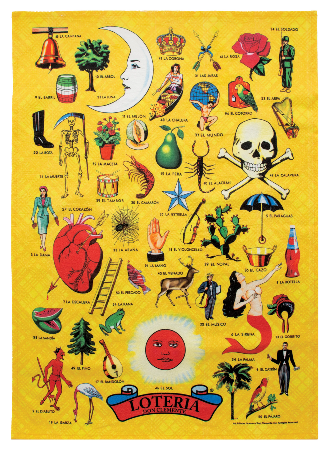 Loteria Dish Towel