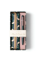 Load image into Gallery viewer, Teal Moon Pen &amp; Pouch Set
