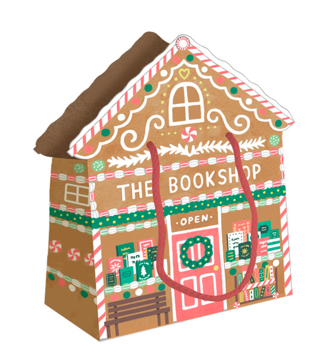 Gingerbread Bookshop Gift Bag