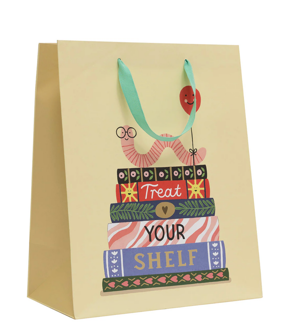 Holiday Bookworm Gift Bag