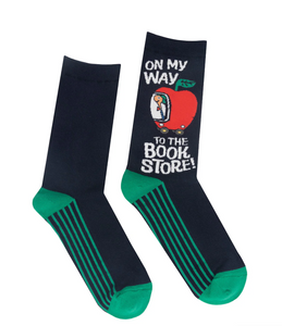Richard Scarry's On My Way To The Bookshop Men's Socks