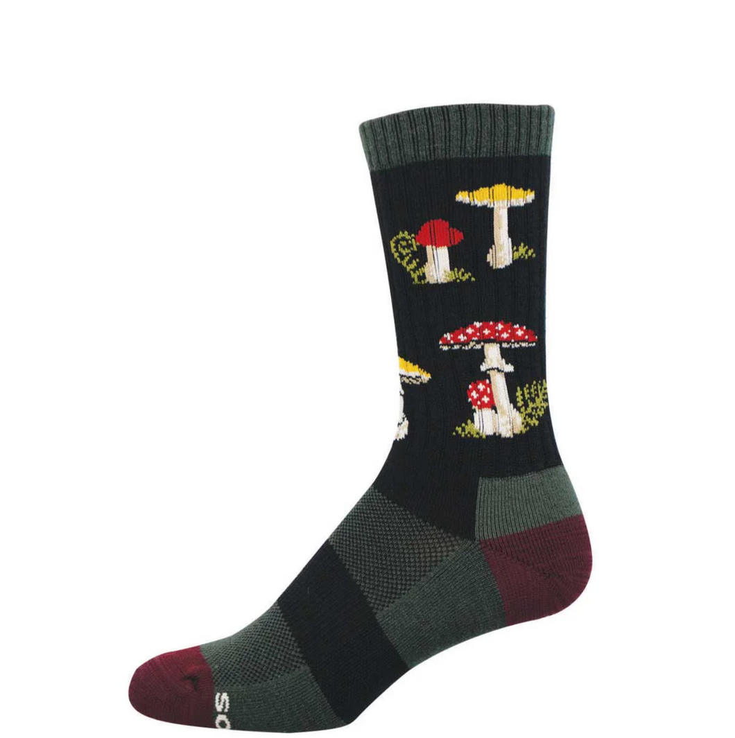 Men's Merino Wool Blend Forage The Forest Socks