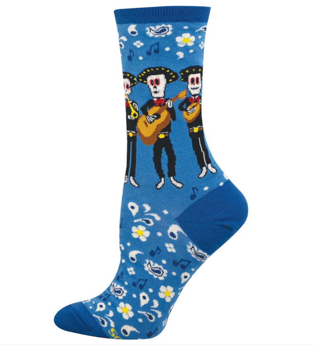Women's Muertos Mariachi Stories Socks