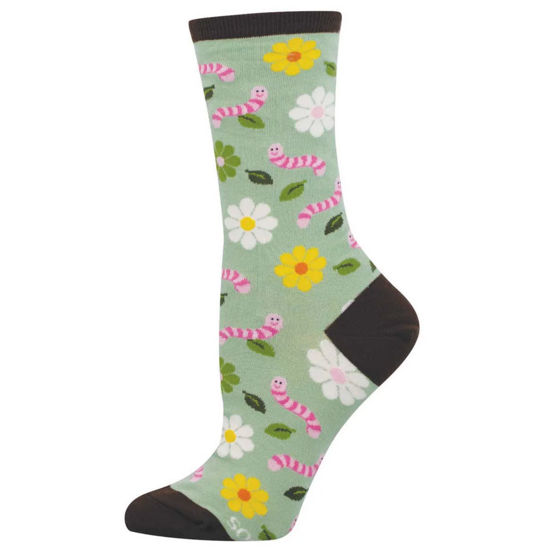 Women's Wiggly Worm Socks