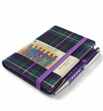 Load image into Gallery viewer, Mini Tartan Notebook &amp; Pen (Auld Lang Syne)
