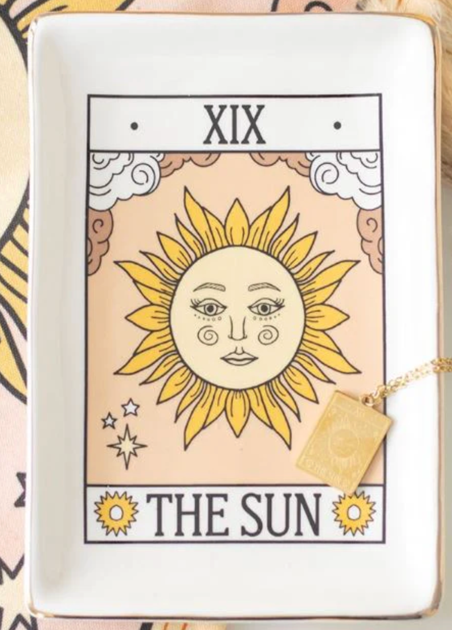 Sun Tarot Trinket Dish