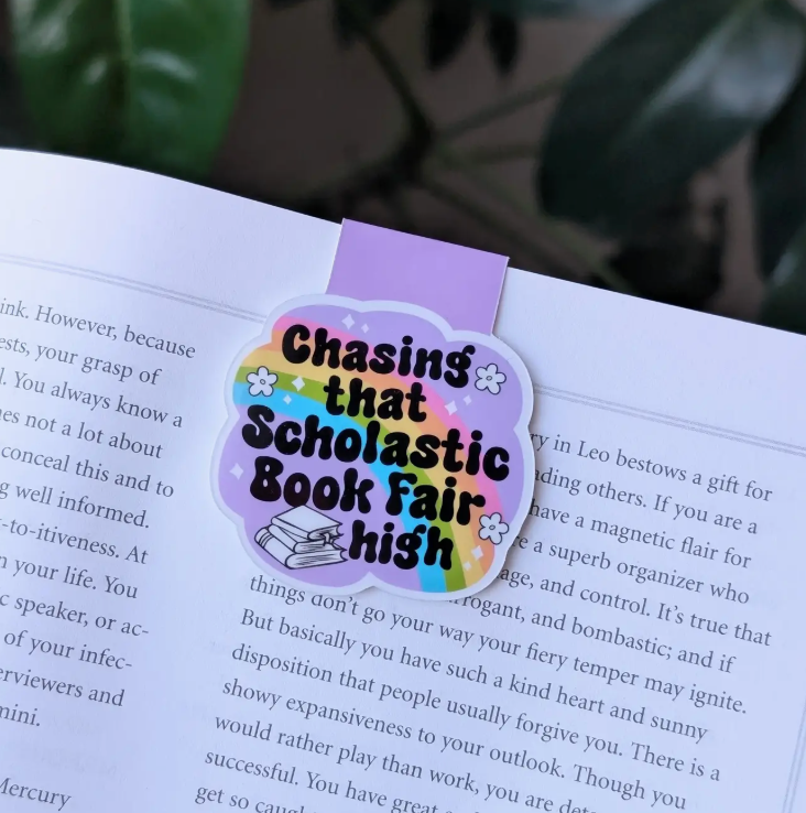 Scholastic Book Fair High Magnetic Bookmark