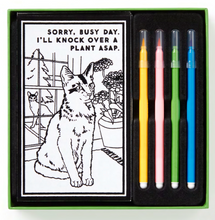 Load image into Gallery viewer, Moody Cats Magic Velvet Coloring Set
