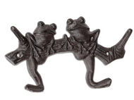 Frogs on Branch Hook