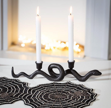 Load image into Gallery viewer, Serpent Taper Holder
