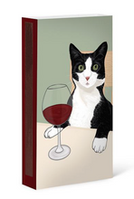 Load image into Gallery viewer, Cat With Wine Matches
